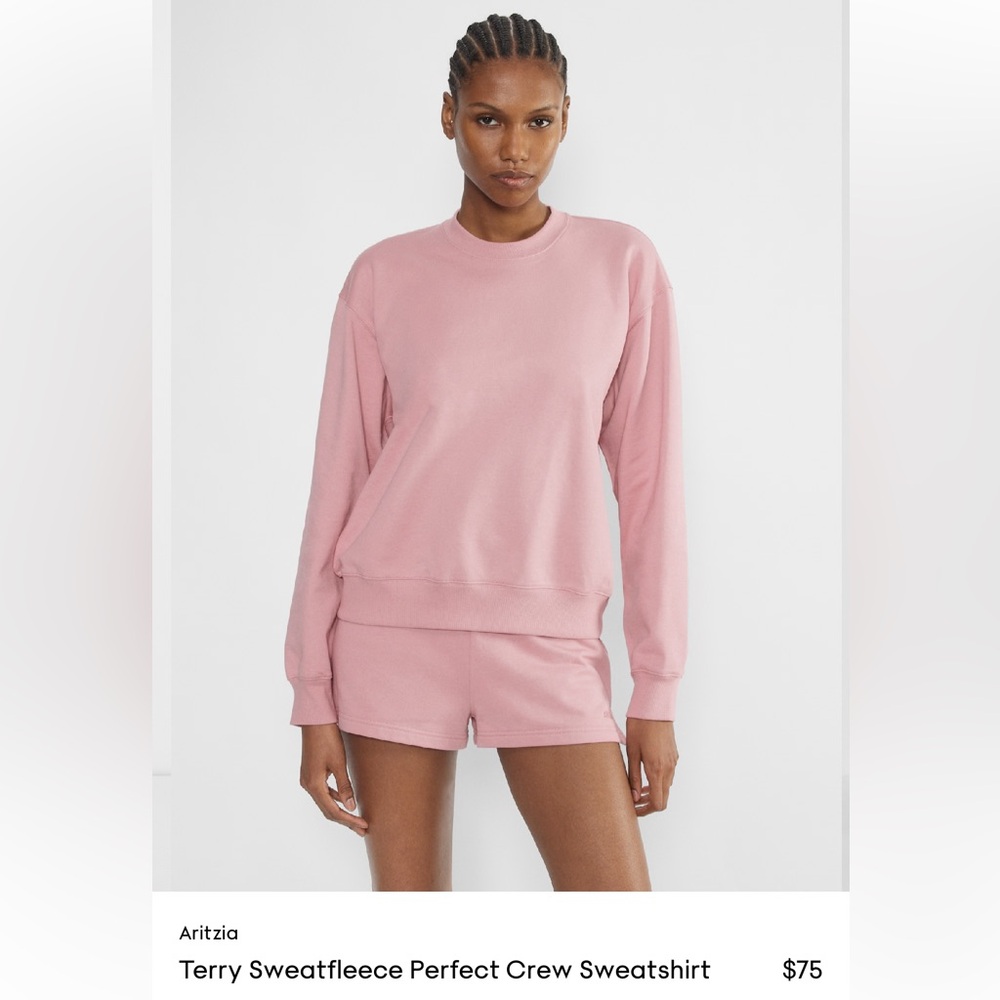 Aritzia Terry Sweatfleece perfect crew